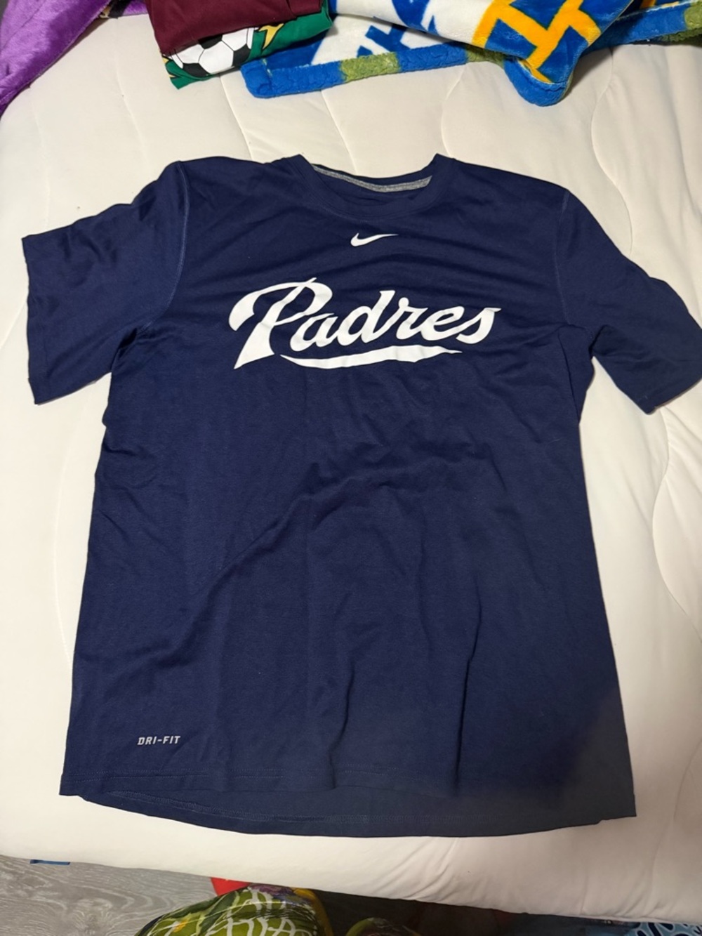 Nike Men's San Diego Padres Navy Dri-FIT Short Sleeve Shirt